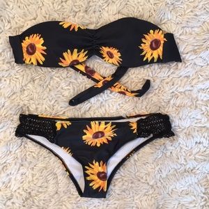 Sunflower two piece bikini.